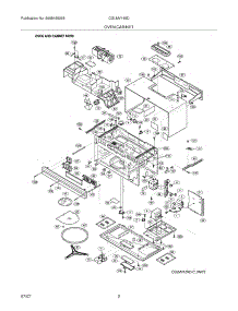 03 - Oven / Cabinet parts for Frigidaire Microwave CGLMV169DQC from AppliancePartsPros.com