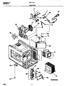04 - Functional parts for Frigidaire Microwave FMT114U1B0 from AppliancePartsPros.com