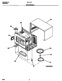 05 - Wrapper / Body parts for Frigidaire Microwave FMT114U1B0 from AppliancePartsPros.com