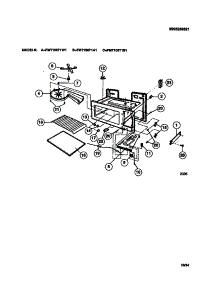 05 - Functional parts for Frigidaire Microwave FMT106T1W1 from AppliancePartsPros.com