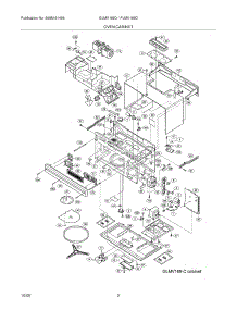 03 - Oven / Cabinet parts for Frigidaire Microwave PLMV169DCD from AppliancePartsPros.com