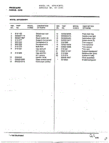 Frigidaire Range- Gas Page 2 parts for Frigidaire Range 2281 from AppliancePartsPros.com