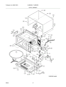 03 - Oven / Cabinet parts for Frigidaire Microwave PLMB209DCA from AppliancePartsPros.com