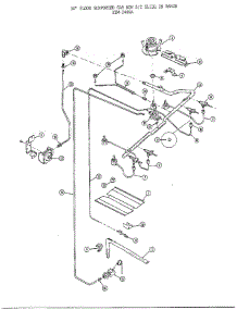 30" Floor / Burner parts for Frigidaire Range 2409A from AppliancePartsPros.com