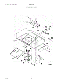 03 - Replacement Parts parts for Frigidaire Hood F30WV16ES from AppliancePartsPros.com
