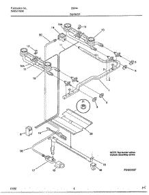 Burner parts for Frigidaire Range 280440C from AppliancePartsPros.com