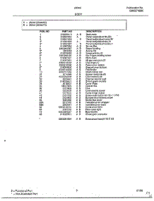 Body Page 2 parts for Frigidaire Range 280440C from AppliancePartsPros.com