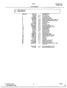 Top / Drawer Page 2 parts for Frigidaire Range 280440C from AppliancePartsPros.com