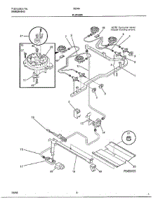 Burner parts for Frigidaire Range 283447D from AppliancePartsPros.com