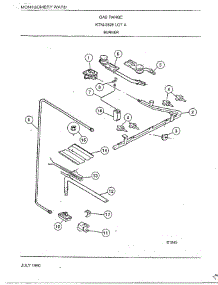 Burner parts for Frigidaire Range 2828A from AppliancePartsPros.com