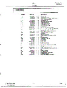 Burner Page 2 parts for Frigidaire Range 283460C from AppliancePartsPros.com