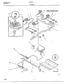 Burner parts for Frigidaire Range 2843-80B from AppliancePartsPros.com