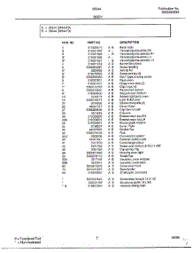 Body Page 2 parts for Frigidaire Range 283447D from AppliancePartsPros.com