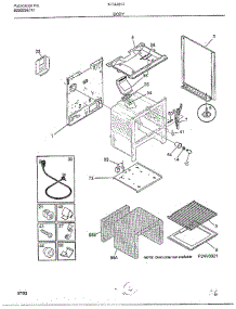 Body parts for Frigidaire Range 2843-80B from AppliancePartsPros.com