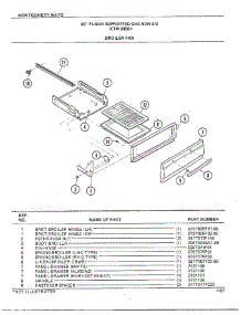 30" Floor / Broiler Pan parts for Frigidaire Range 2458A from AppliancePartsPros.com