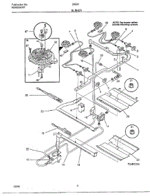 Burner parts for Frigidaire Range 285840A from AppliancePartsPros.com