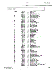 Body Page 2 parts for Frigidaire Range 285840C from AppliancePartsPros.com