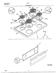 Top / Drawer parts for Frigidaire Range 480440E from AppliancePartsPros.com