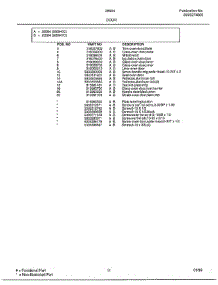 Door Page 2 parts for Frigidaire Range 285840C from AppliancePartsPros.com