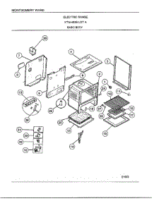 Basic Body parts for Frigidaire Range 4839A from AppliancePartsPros.com