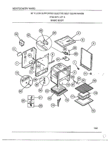 Basic Body parts for Frigidaire Range 4871A from AppliancePartsPros.com