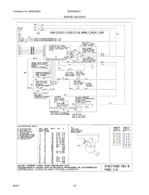 10 - Wiring Diagram parts for Frigidaire Range BFES368EC7 from AppliancePartsPros.com