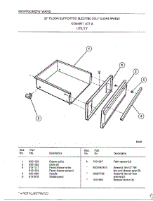 Utility parts for Frigidaire Range 4871A from AppliancePartsPros.com