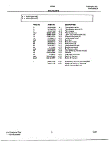 Backguard Page 2 parts for Frigidaire Range 48044 from AppliancePartsPros.com