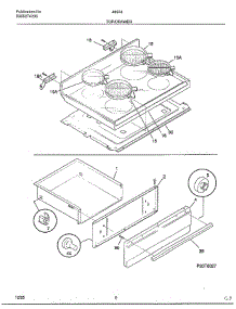 T0p / Drawer parts for Frigidaire Range 486640C from AppliancePartsPros.com