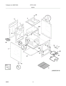 05 - Body parts for Frigidaire Range CFEF210CS4 from AppliancePartsPros.com