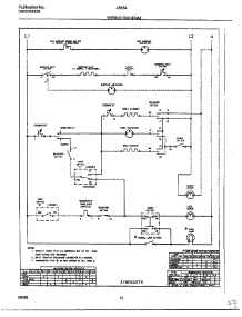 Wiring Diagram parts for Frigidaire Range 486540A from AppliancePartsPros.com