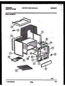 03 - Body Parts parts for Frigidaire Range CE240SP2W0 from AppliancePartsPros.com