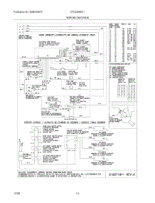 12 - Wiring Diagram parts for Frigidaire Range CFCS366EC1 from AppliancePartsPros.com