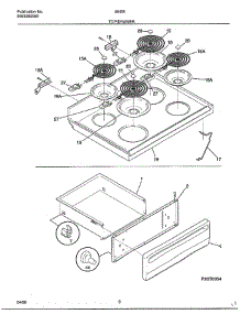 Top / Drawer parts for Frigidaire Range 484560A from AppliancePartsPros.com
