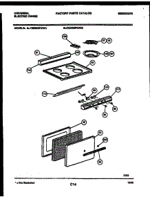 02 - Cooktop And Door Parts parts for Frigidaire Range CE200SP2D2 from AppliancePartsPros.com