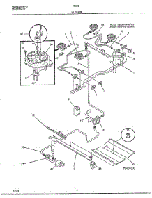 Burner parts for Frigidaire Range 283467C from AppliancePartsPros.com