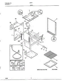 Body parts for Frigidaire Range 283467C from AppliancePartsPros.com