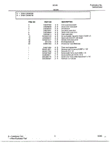 Door Page 2 parts for Frigidaire Range 283460B from AppliancePartsPros.com