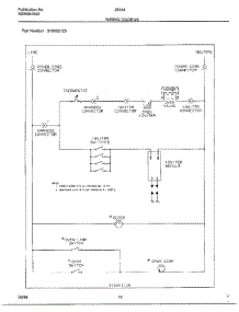 Wiring Diagram parts for Frigidaire Range 283440D from AppliancePartsPros.com