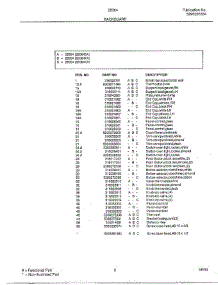 Backguard Page 2 parts for Frigidaire Range 28364 from AppliancePartsPros.com
