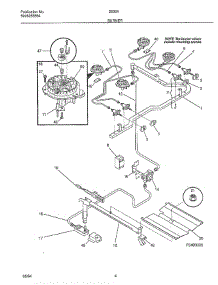 Burner parts for Frigidaire Range 28364 from AppliancePartsPros.com