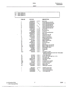 Body Page 2 parts for Frigidaire Range 28364 from AppliancePartsPros.com