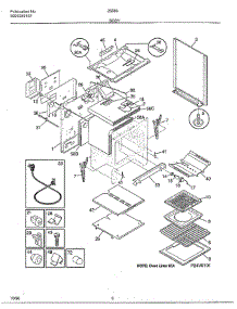 Body parts for Frigidaire Range 285860B from AppliancePartsPros.com
