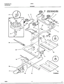 Burner parts for Frigidaire Range 285840D from AppliancePartsPros.com