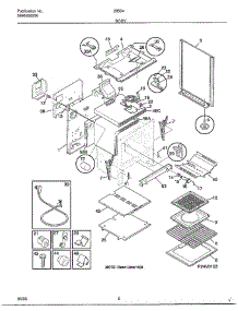 Body parts for Frigidaire Range 285840D from AppliancePartsPros.com