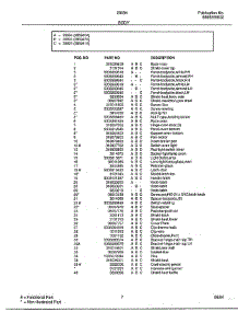 Body Page 2 parts for Frigidaire Range 285941A from AppliancePartsPros.com