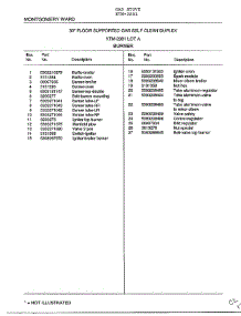 Burner Page 2 parts for Frigidaire Range 2881 from AppliancePartsPros.com