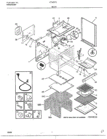 Body parts for Frigidaire Range 2873B from AppliancePartsPros.com