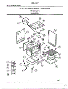 Basic Body parts for Frigidaire Range 2881 from AppliancePartsPros.com