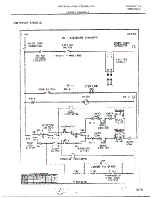 Wiring Diagram parts for Frigidaire Range 2864 from AppliancePartsPros.com